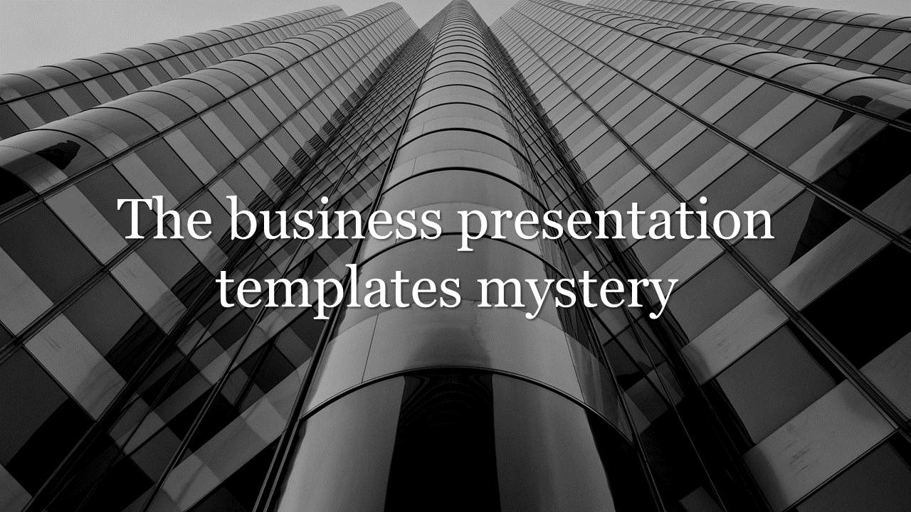 Business Presentation Template for PowerPoint and Google Slides